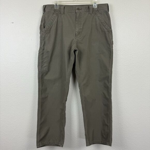 Carhartt Other - Carhartt B151 Loose Fit Canvas Utility Work Pant Carpenter Light Brown 36x30